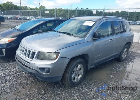 2014 Jeep Compass Sport из США, поврежденный, VIN 1C4NJCBA4ED843578